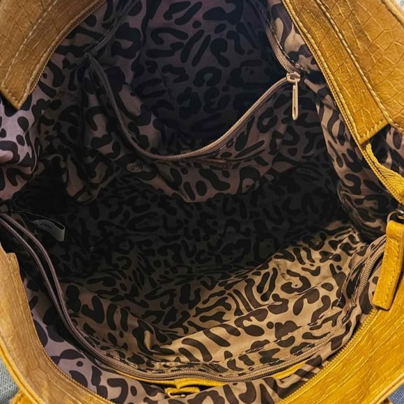 Nine West Mustard Yellow Tote Bag - Picture 2 of 2